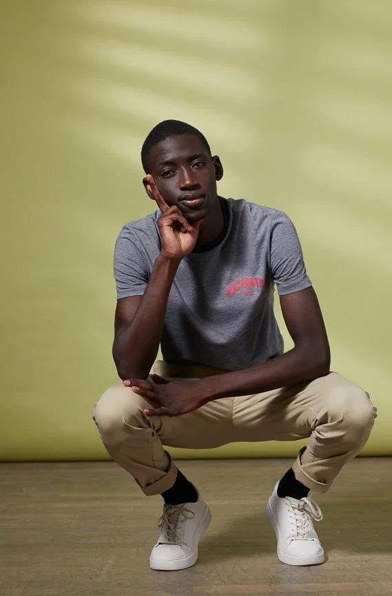 فيكونت أ. تيشيرت تاي رمادي قطن 100%